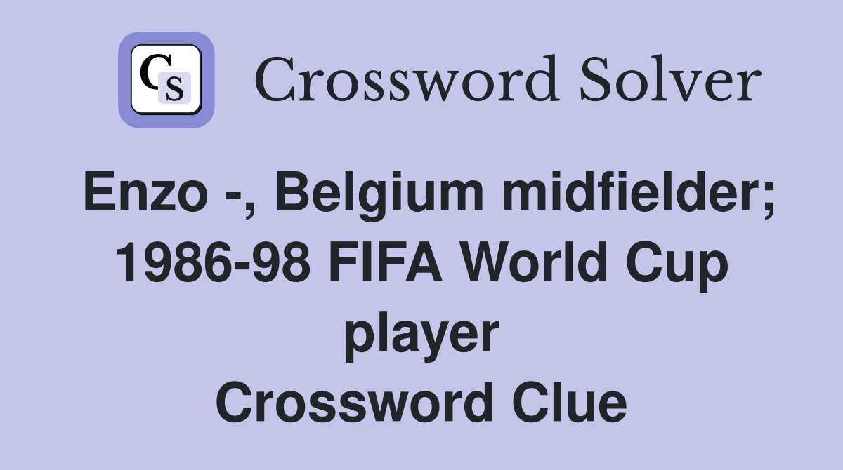 Belgian river crossword clue